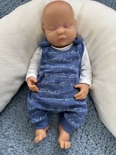 Full Body Silicone reborn Baby Boy Approx  18" Anatomically Correct 3.5kg