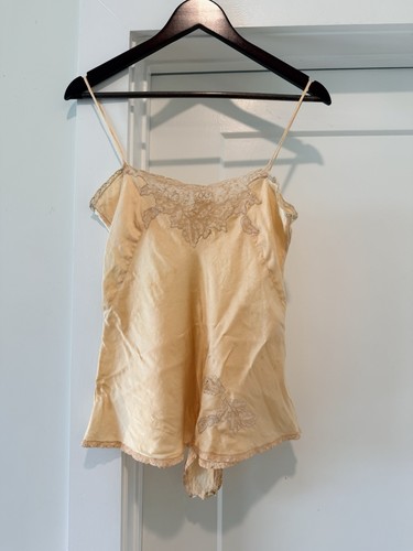 Antique 1920s silk satin - antique, step