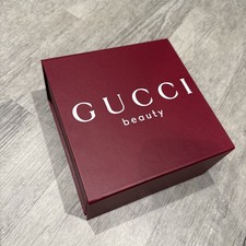 Gucci Beauty Gift Box - Wine White Colour - 19 x 19 x 9 cm - Ribbon & Wrap Paper