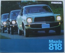 Mazda 818 Saloon 1975 Original UK Sales Brochure
