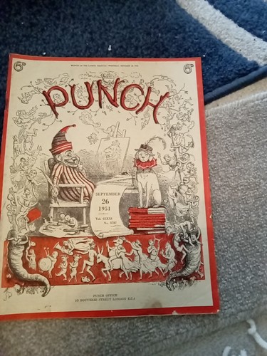 Vintage punch magazine - magazine, 26th