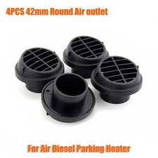 4x 42mm Mini Air Vent Ducting Piece Duct Pipe Outlet Rotatable Diesel Heater UK
