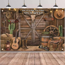 Cowboy party decorations - cowboy,