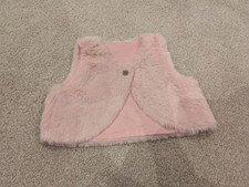 Baby Girl Pink Fur Bolero