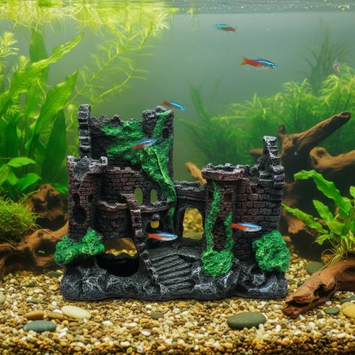 Aquatic pet aquarium - aquatic, castle