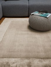 Ascot Sand Rug Plain Bordered