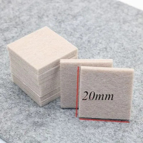 Felt pads 20mm - round, furniture