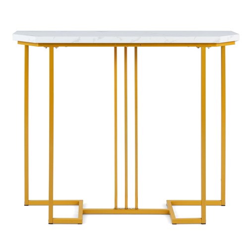 Modern gold console table - table, 110