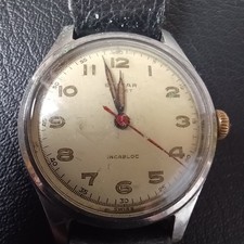 vintage Enicar sport watch.Circa 1950's.Spares or repair.