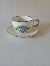 Poole Pottery Dorset Fuits " Grape " Jumbo Breakfast Cup and Saucer