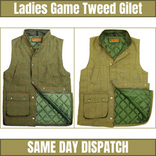 Game Ladies Tweed Gilet