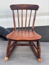 ANTIQUE WOODEN CHILD ROCKING