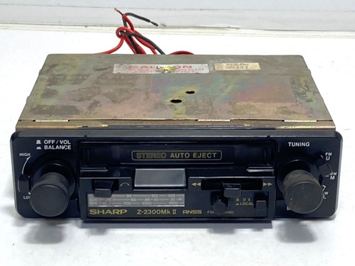 Vintage sharp 2300 car radio - vintage,