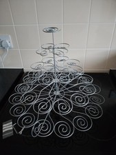 Large 5 tier Cupcake stand holds 41 cupcakes very good condition.