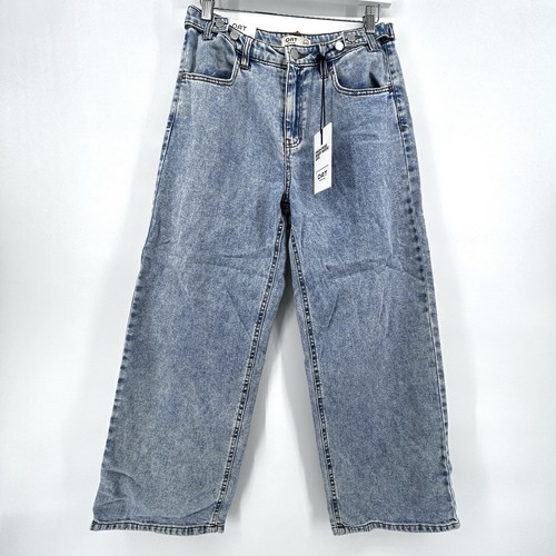 Wide leg jeans - jeans, high