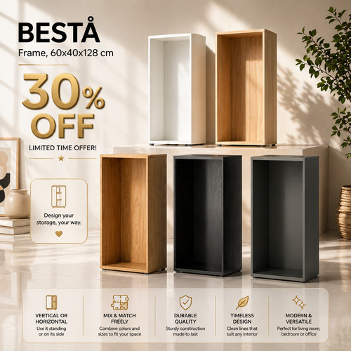 Ikea bestå frame storage unit - bestÅ,