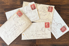 QV GB SG 43 1d Penny Red