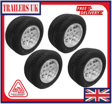 4X ALLOY WHEEL AND TYRE 195 55 10C 5 STUD 112mm PCD Brain James / Graham Edwards