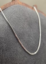 9ct White Gold Solid Square