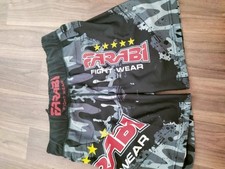 Farabi MMA Shorts Vale Tudo for Fighting Training Grappling Ring Fitness Workout