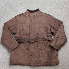Wax Jacket Womens Small Brown