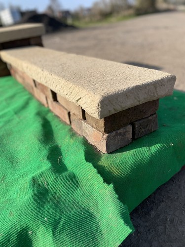 Stone garden flat top - garden, double