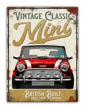 Vintage Classic Mini Metal Car