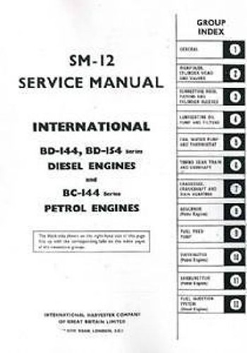International engine bd144 - international,