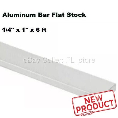 Aluminum bar flat - 1/4", x