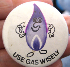 BRITISH GAS vintage 1970s blue