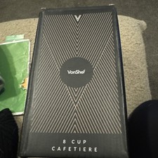 1000ml 8 Cup Stainless Steel rose gold Cafetiere Filter French Coffee Maker