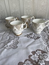 Dorchester Vintage China Coffee Cups - 4 -  Stars and Stripes