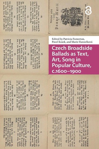 Czech broadside ballads - broadside,