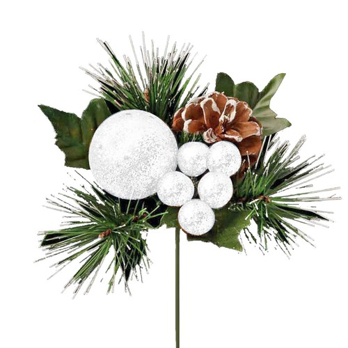 Christmas artificial stem - artificial, with