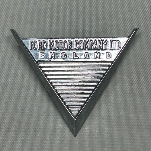 Vintage ford triangle chrome - vintage,