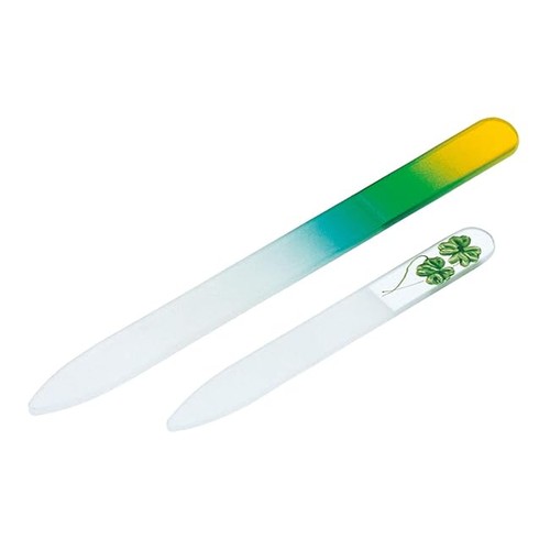 Glass nail file set - glass, of