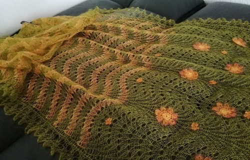 Russian orenburg handknitted - russian,