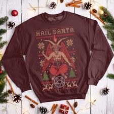 Satanic Christmas Jumper Funny