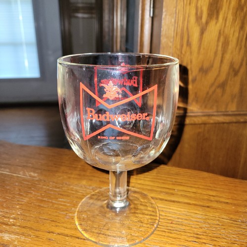 Vintage budweiser beer goblet - vintage,