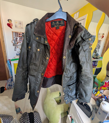 Barbour brown waxed - brown, jacket