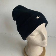 Adult Unisex Knitted Hat with Genuine Lacoste Metal Motif Thinsulate Insulation