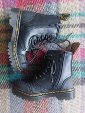 Dr Martens Black Zip Up Boots
