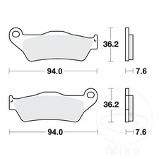 TRW Brake Pads Sintered Rear