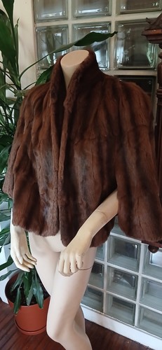 Vintage 1950s genuine mink fur - genuine,