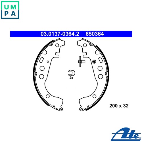 Brake shoe set 0137 0364 - brake,