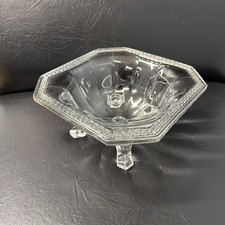 Vintage Eight 8 Sided Pressed