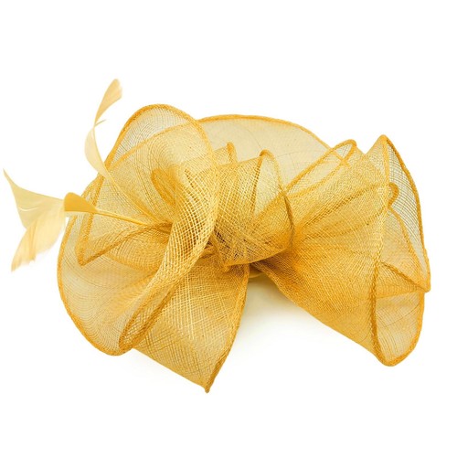 Sinamay ribbons hat fascinator - ribbons,