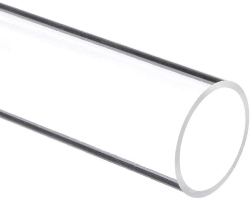 Clear acrylic tube 100mm - acrylic,