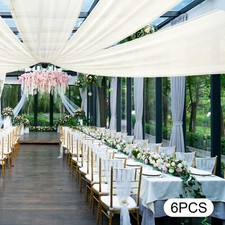Modern Chiffon Ceiling Drapes