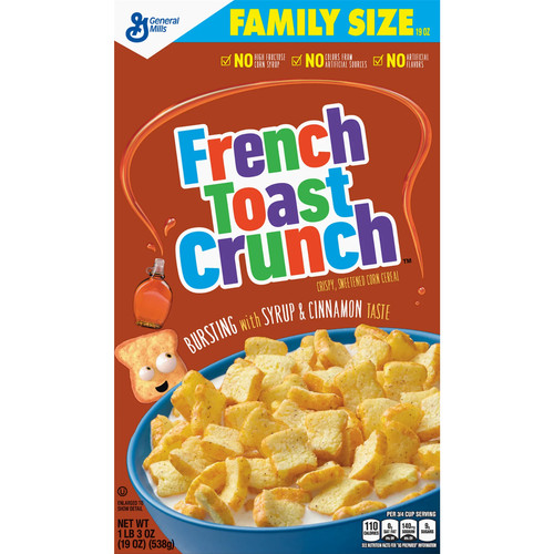 French toast crunch cereal - french,